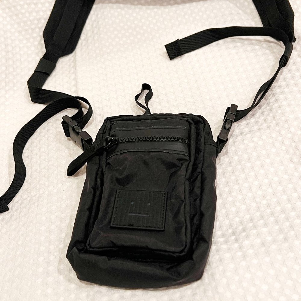 Acne Studios Black Nylon Crossbody Bag